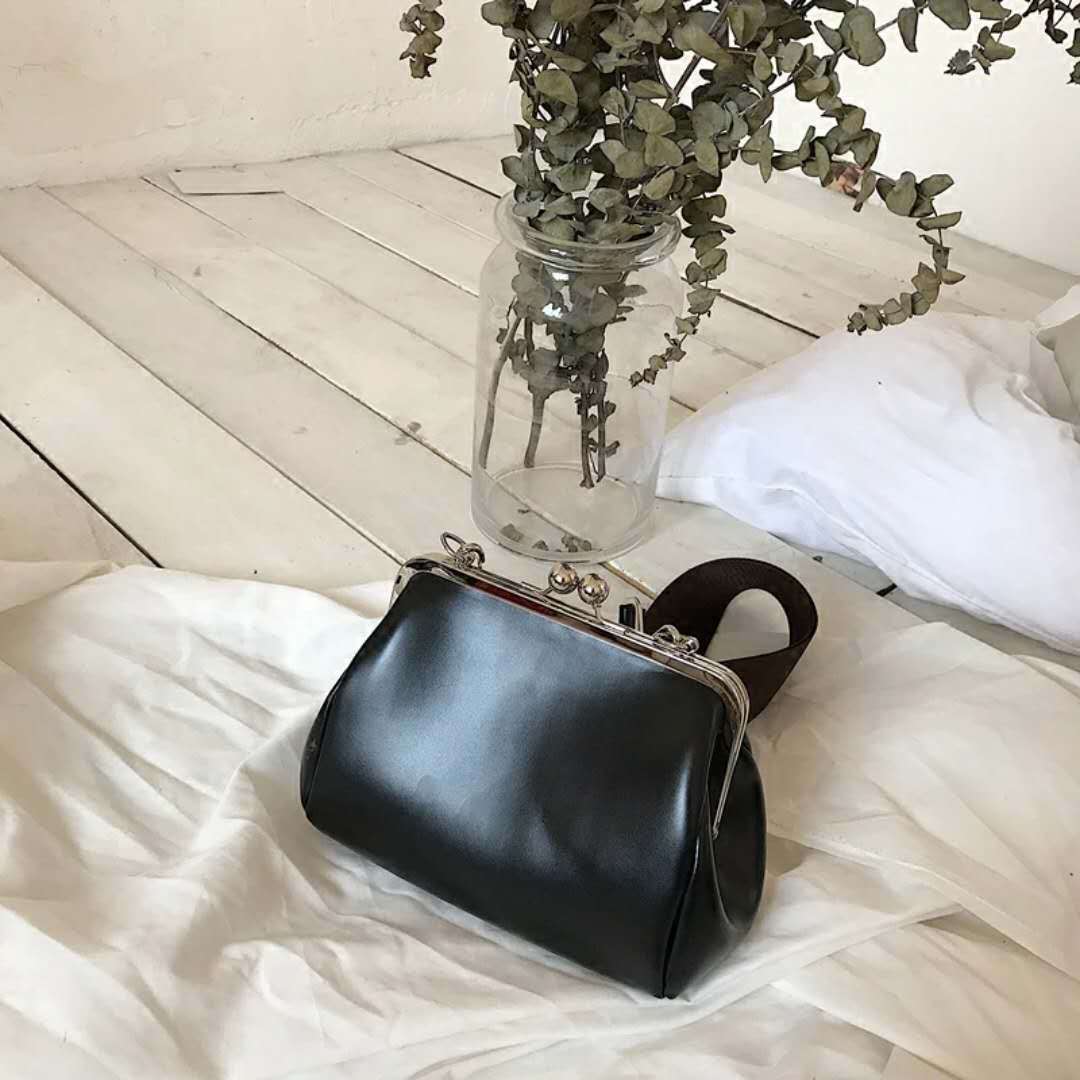 Solid Color Pu Women's Bag Retro Shoulder Messenger Bag - Image 5